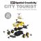 Дитяча іграшка автомобіль - конструктор таксі  LM8071-SZ-1 Spatial Creativity ™ 33 елемента, звукові ефекти