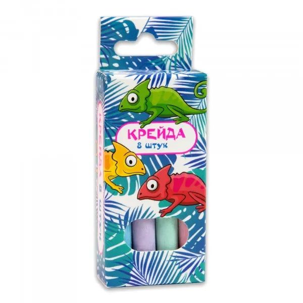 Крейда кольорова маленька кругла 8 штук 50105