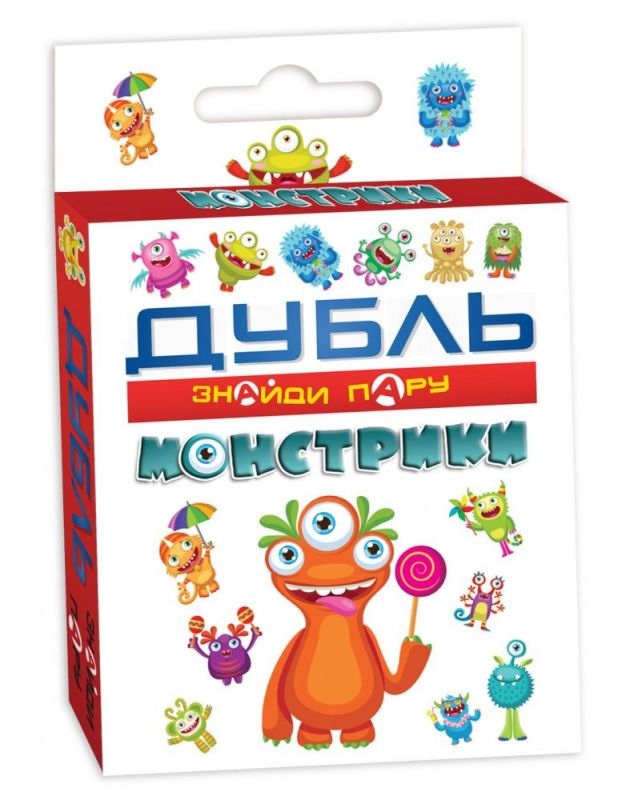 Дитяча гра настільна дубль монстрики 2258_C