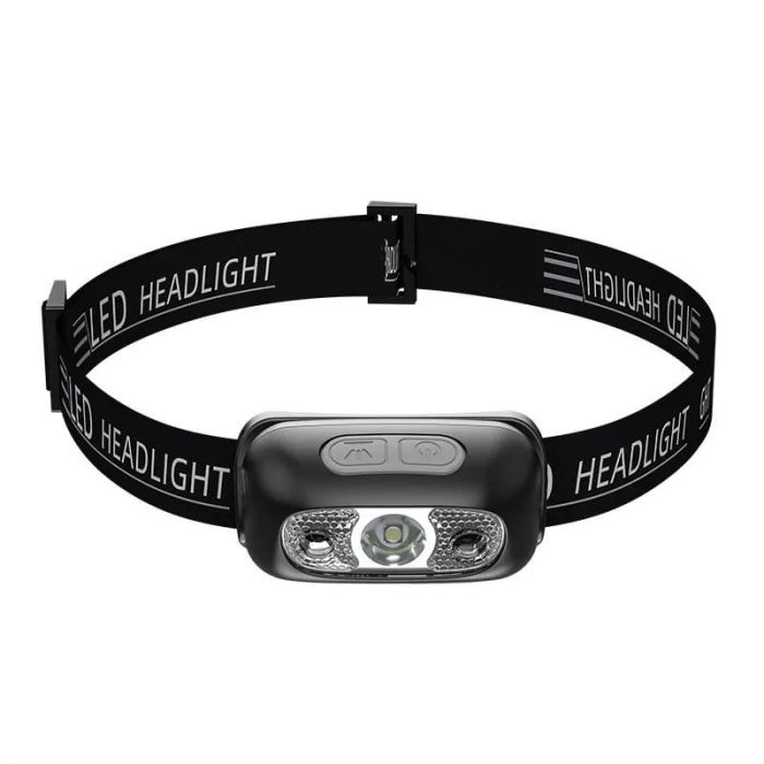 Ліхтарик налобний USB LED (відео в описі) з ввбудованним акумулятором та датчиком руху 141898 ( відео в описі)