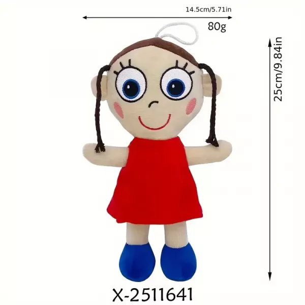 М'яка плюшева іграшка дівчинка 25 см (X-2511641) 3719