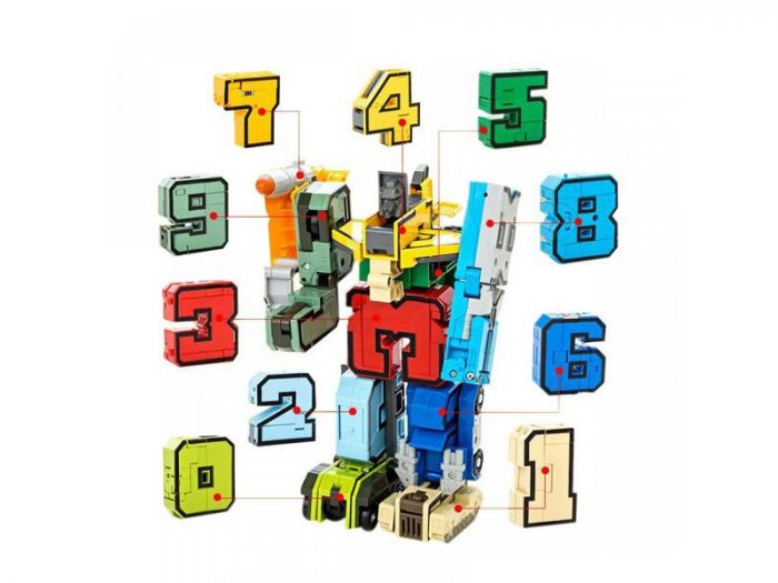 Дитяча іграшка трансформер - цифра 10 видів 2810 XINTAIYUAN TOYS