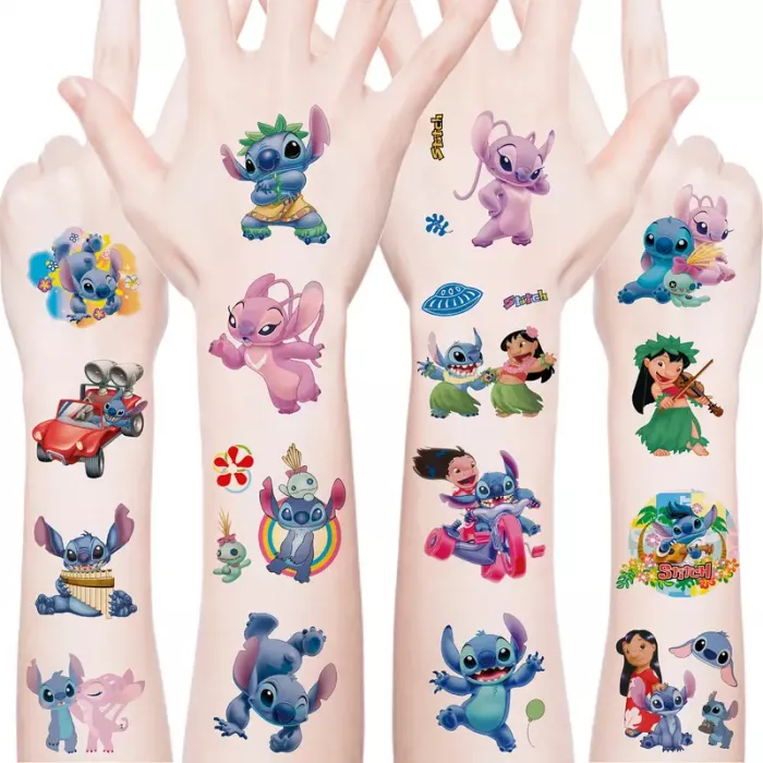 Наліпка тимчасове татуювання Стіч (Stitch) 3714