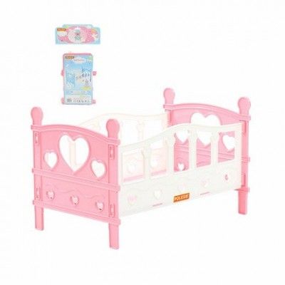 Дитяча іграшка ліжечко збірне для ляльки пупса 62048