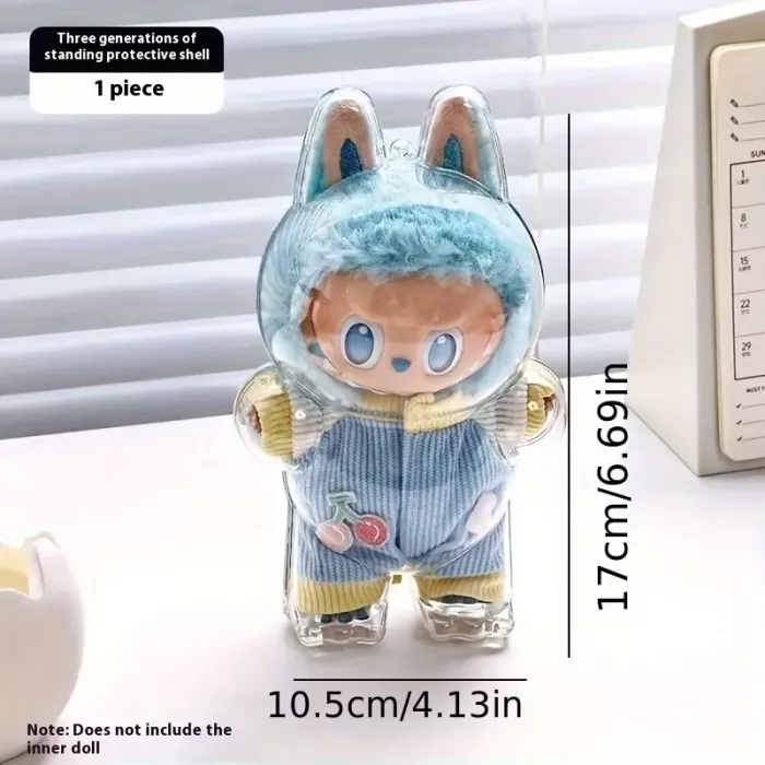 Прозорий захисний акриловий чохол для зберігання Лабубу Labubu 48142 треттє покоління