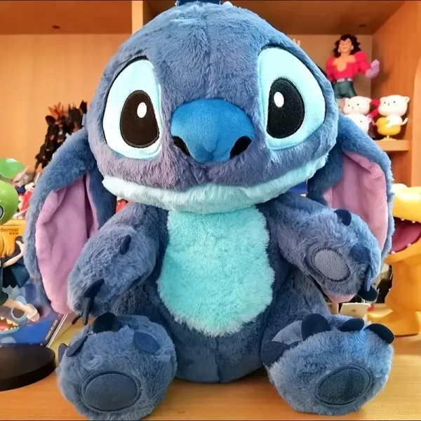 М'яка іграшка плюшева Стіч (Stitch) синій, 34 см