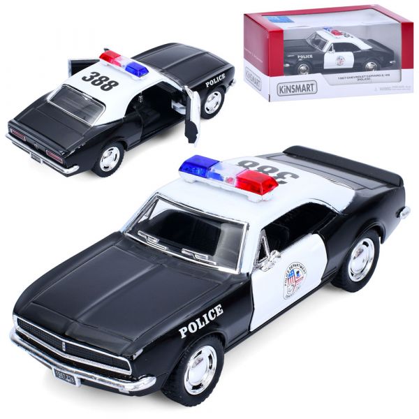 Дитяча іграшка поліцейський автомобіль 1967 Chevrolet Camaro Z/28 (Police) KT 5341 WP метало - пластиковий корпус