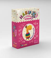 Набір для творчості в'язання гачком жирафчик ВК-004