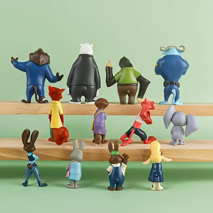 Дитяча іграшка фігурка герой мультфільма Зоотрополіс (Zootopia, Zootropolis) набір 12 шт (4184) ціна за набір