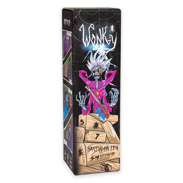 Настільна гра джанга Jenga дженга 48 брусків Wonky дерев'яна ( вІК 8+)  (30358)