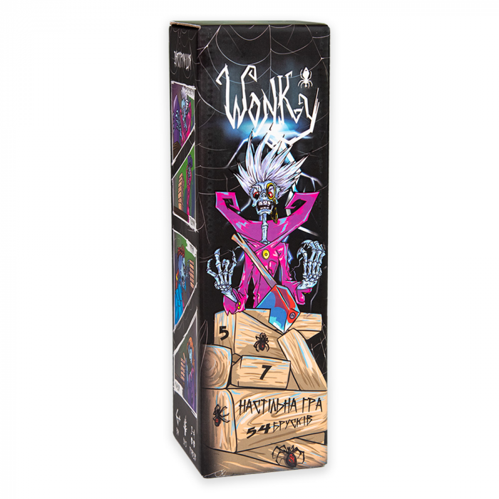 Настільна гра джанга Jenga дженга 48 брусків Wonky дерев'яна ( вІК 8+)  (30358)