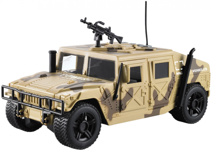 Дитяча іграшка машинка джип (Хаммер Hummer) військовий, світло, звук WY610В (Wenyi) фрикційний механізм(відео в описі)