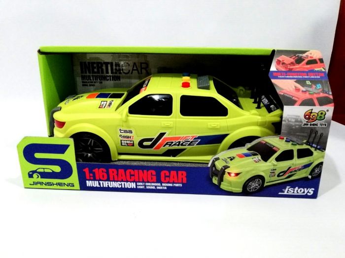 Дитяча іграшка машинка спорткар світлова та звукова, 1:16, JS124/124A, коробка 28,5*13,5*12,5см