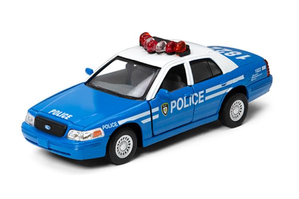Дитяча іграшка поліцейський автомобіль Ford Crown Victoria Police Interceptor KT 5342 AW маштаб 1:42