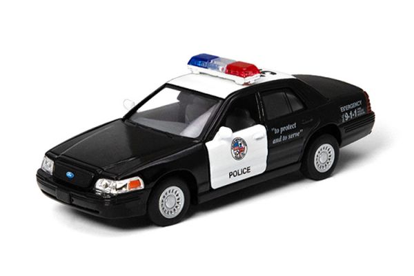 Дитяча іграшка поліцейський автомобіль Ford Crown Victoria Police Interceptor (Police) KT 5327 W маш