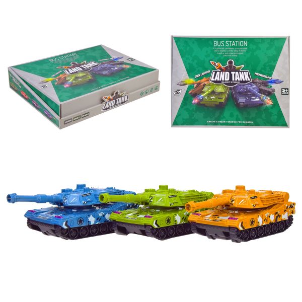 Дитяча іграшка танк JW567-045, 3 кольори, розмір 15*5*5см,ціна за 1шт