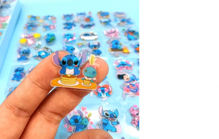 Наліпка Стіч (Stitch), ціна за 1 аркуш (3996)