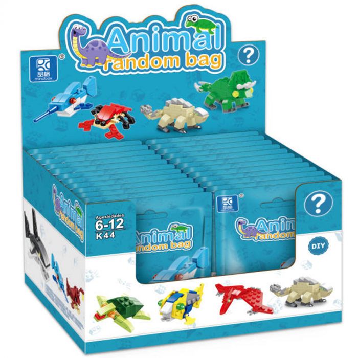 Дитяча іграшка конструктор сюрприз тварини Qunxing Toys K44 SHANTOU YISHENG