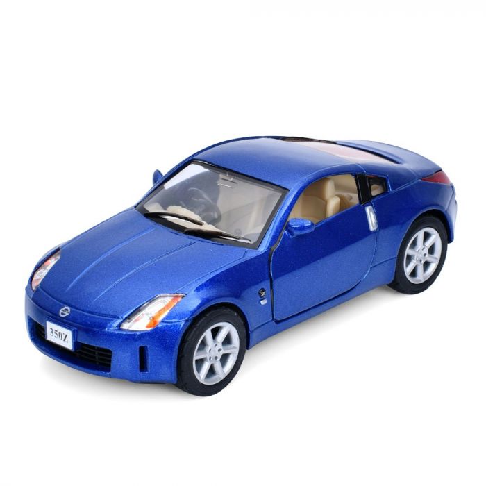 Дитяча іграшка машинка металева Nissan 350Z KT 5061 W Kinsmart метало - пластиковий корпус, відчиняються двері