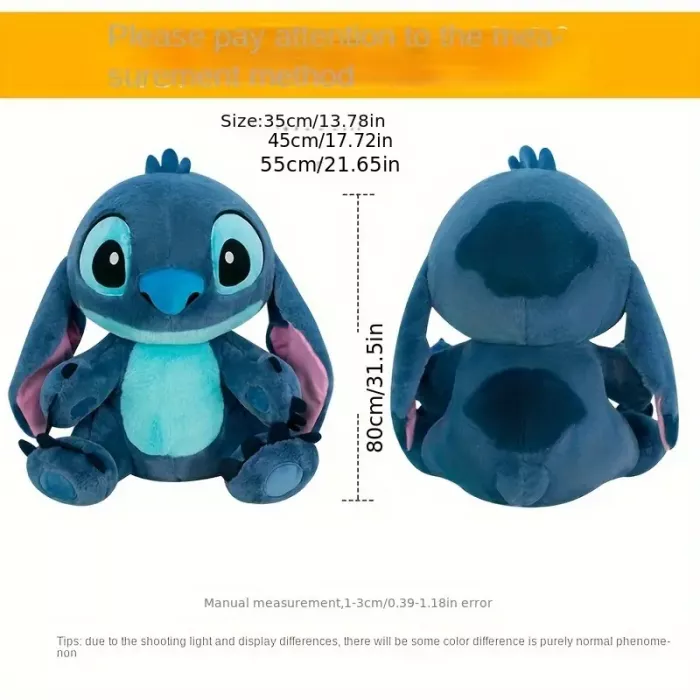 М'яка іграшка плюшева Стіч (Stitch) синій, 35 см (48184)