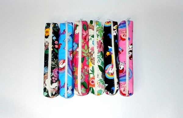 Шкільний пенал на 1-не відділення (20 х 2,5 х 3 см) серія єдиноріжка, SFS1364