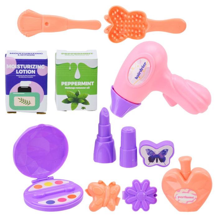 Дитяча іграшка набір стиліста 9222/9224 трюмо, фен, аксесуари, іграшкова косметика, мікс 2 кольори
