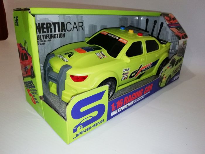 Дитяча іграшка машинка спорткар світлова та звукова, 1:16, JS124/124A, коробка 28,5*13,5*12,5см