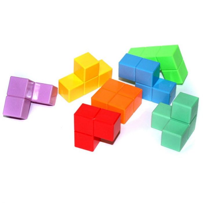 Гра головоломка антистрес кубік - пазл , розмір 75 мм. 9 деталей PUZZLE CUBE 656A