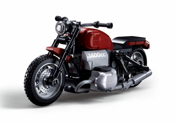 Дитяча іграшка конструктор мотоцикл 222 деталі M38-B1131 SLUBAN Model Bricks motorcycle toy в коробці 22-19-6 см