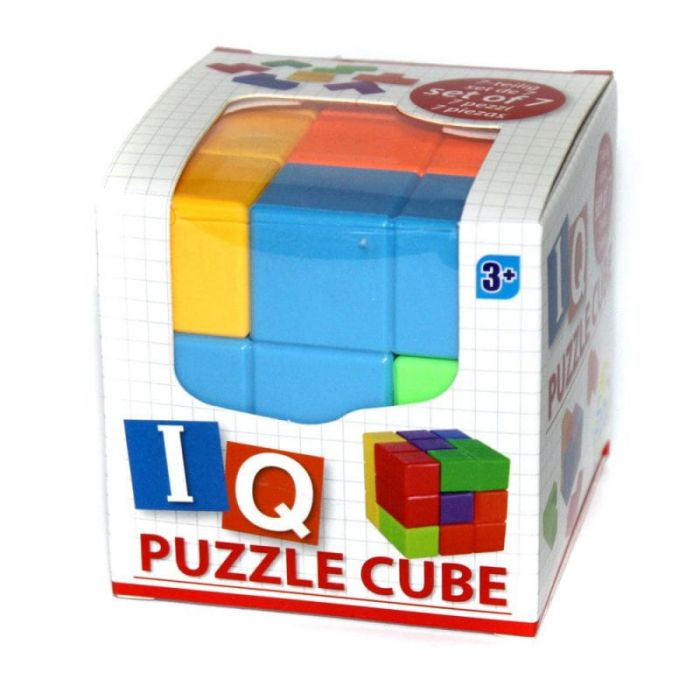 Гра головоломка антистрес кубік - пазл , розмір 75 мм. 9 деталей PUZZLE CUBE 656A