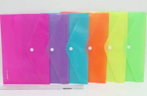 Папка конверт A5  на кнопці (NEON 200mk) 5511P-18S