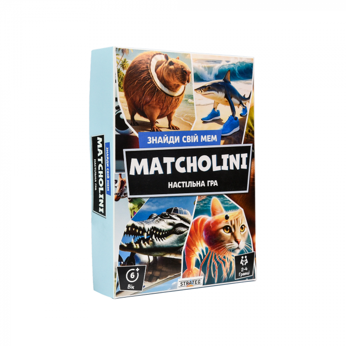 Настільна гра:" MATCHOLINI" (Мачоліні) Вік 6+  (30919)