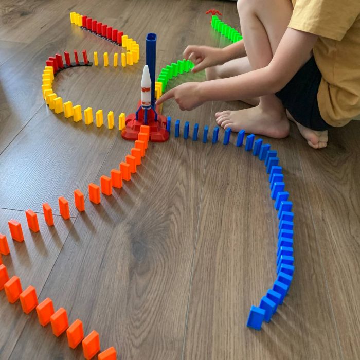 Настільна гра ефект доміно 2016A-1-2 Toy Puzzle