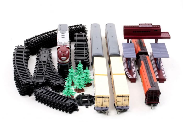 Дитяча іграшка залізна дорога (залізниця) 325 см, FENFA 1601А,В , маштаб 1:87, світло та звук (2 види)