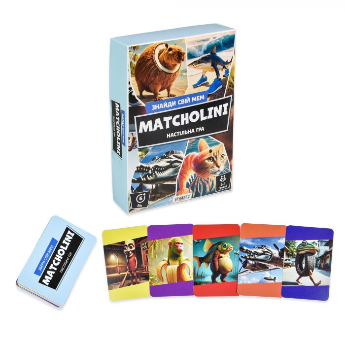 Настільна гра:" MATCHOLINI" (Мачоліні) Вік 6+  (30919)