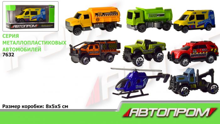Дитяча іграшка машина міські служби 7632 АВТОПРОМ 1: 64