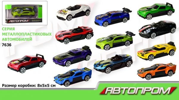 Дитяча іграшка машинка спортивна 7636 АВТОПРОМ 1:64 корпус метало - пластиковий