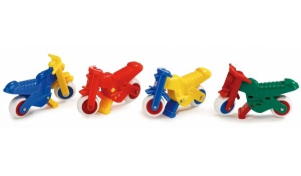 Дитяча іграшка мотоцикл 10 см Viking Toys 1181 motorcycle toy витримує навантаження до 100 кг