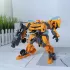Дитяча іграшка робот трансформер 18 см Бамблбі Bumblebee 3652 (відео в описі)