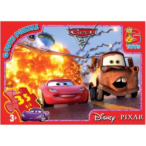 Пазли для дітей ТМ G-Toys із серії Тачки 35 елементів Z10204