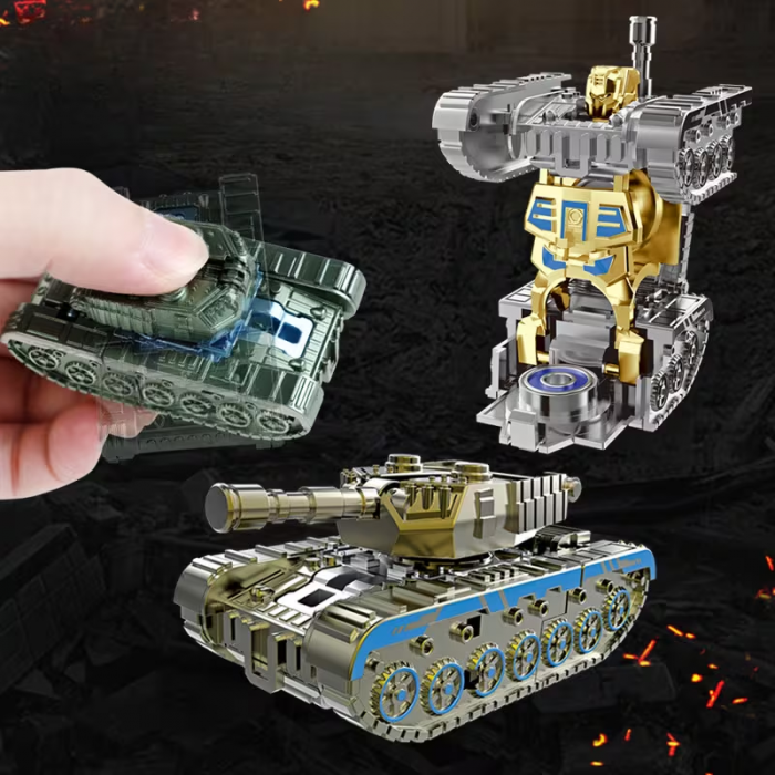 Дитяча іграшка гіроскоп спінер антистрес трансформер (4509) танк