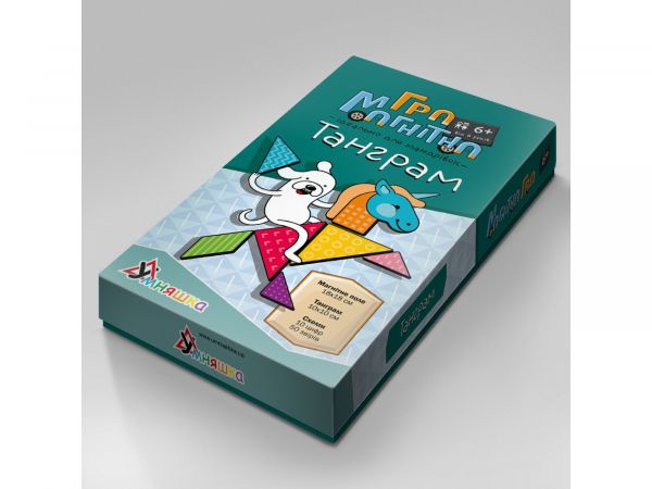 Гра магнітна танграм 1487 УМНЯШКА