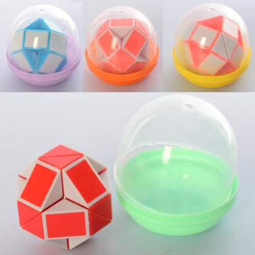 Дитяча гра головоломка антистрес 3771A змійка, 4 кольори, колба, 5-5-5 см.