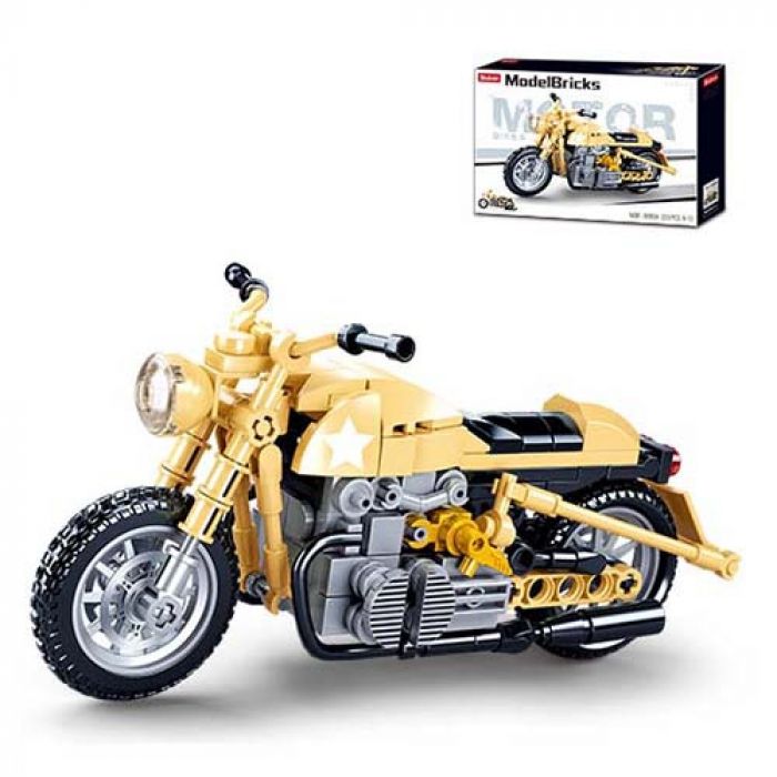 Дитяча іграшка конструктор мотоцикл 223 деталі M38-B0959 Sluban Model Bricks motorcycle toy