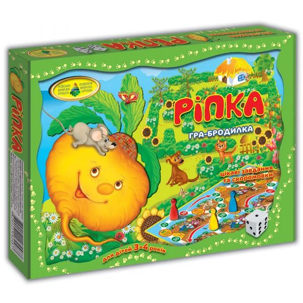 Дитяча настільна гра - бродилка (вік 3+) ріпка (КФІ 2487)