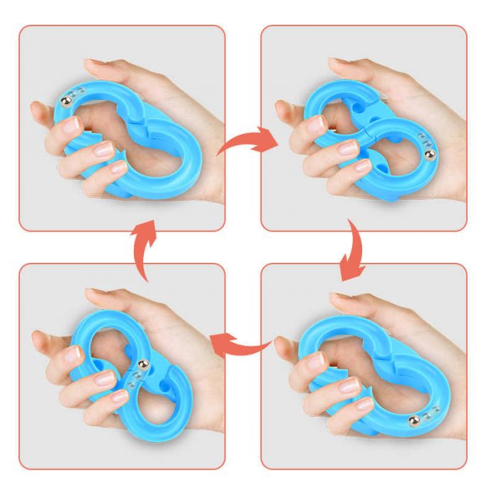 Головоломка антистрес нескінчена вісімка INFINITY LOOP FIDGET 88 TRACK (IgroSklad)