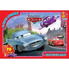 Пазли для дітей ТМ G-Toys із серії Тачки 70 елементів Z10217