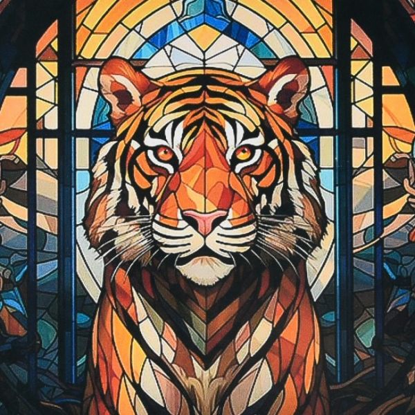 Набір для творчості алмазна вишивка картина мозаїка могутній погляд Strateg розміром 30х30 см DEEX16291