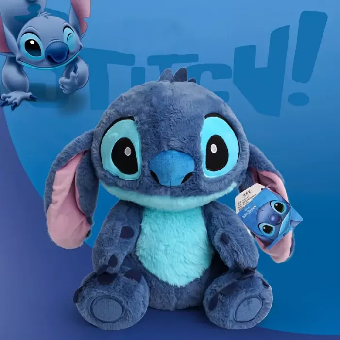 М'яка іграшка плюшева Стіч (Stitch) синій, 35 см (48184)