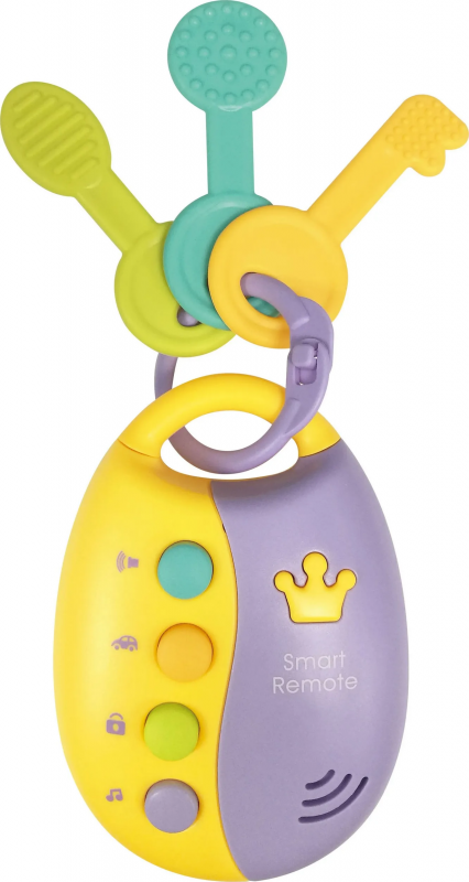 Дитяча іграшка для малюка ключі автомобільні зі світлом і звуком HE8026 HUANGER, відео в описі 